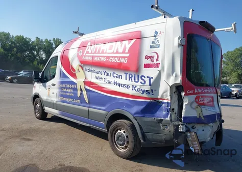 2018 Ford Transit-250 из США, поврежденный, VIN 1FTYR2CM2JKA47524